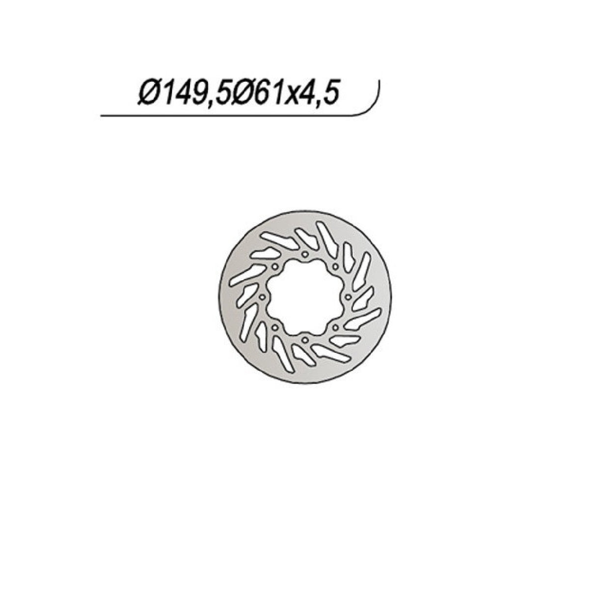 NG 842 Brake Disc POLARIS Sportsman 400 CC 01/02