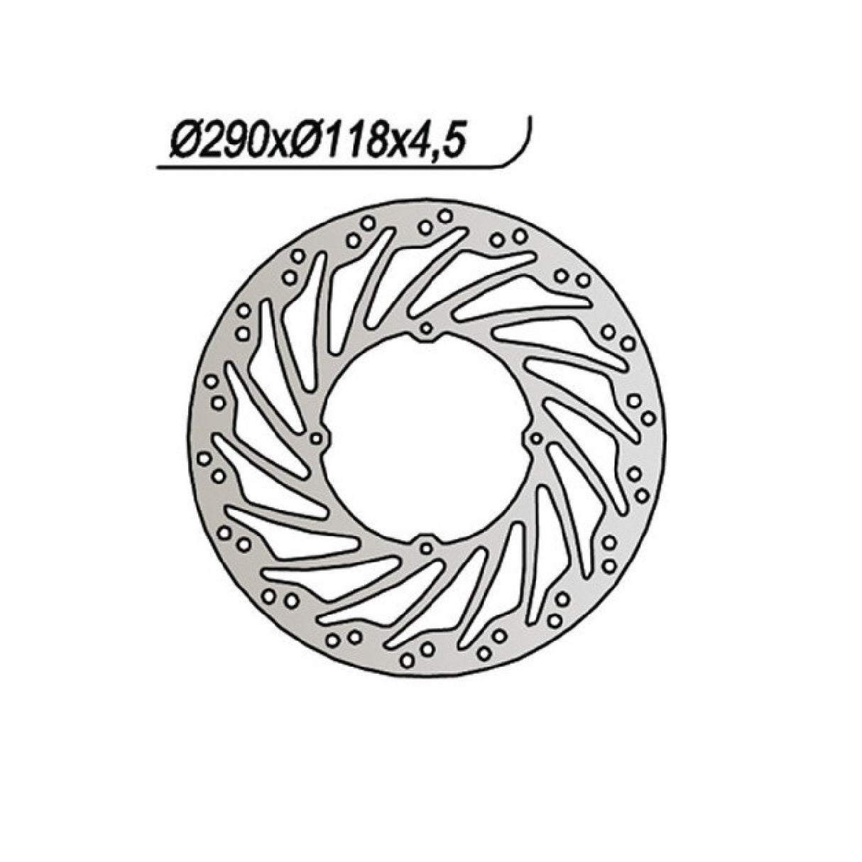 NG 852 Brake Disc HONDA CRF F (ME09) 230 CC 03/09