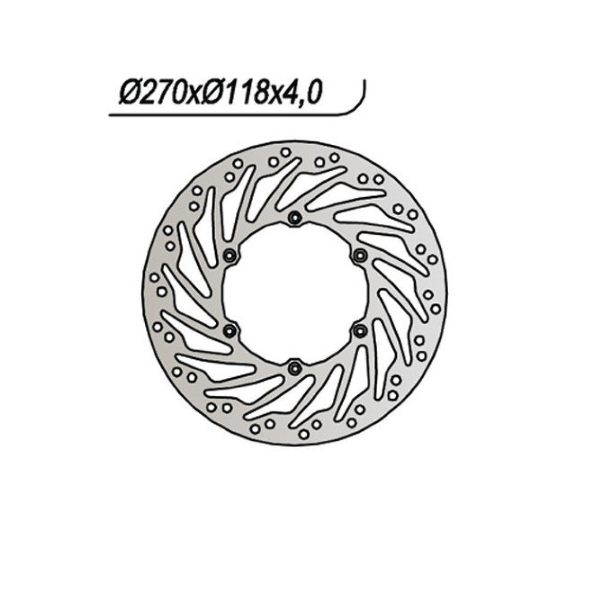 NG 856 Brake Disc SUZUKI DR SM 125 CC 09/13