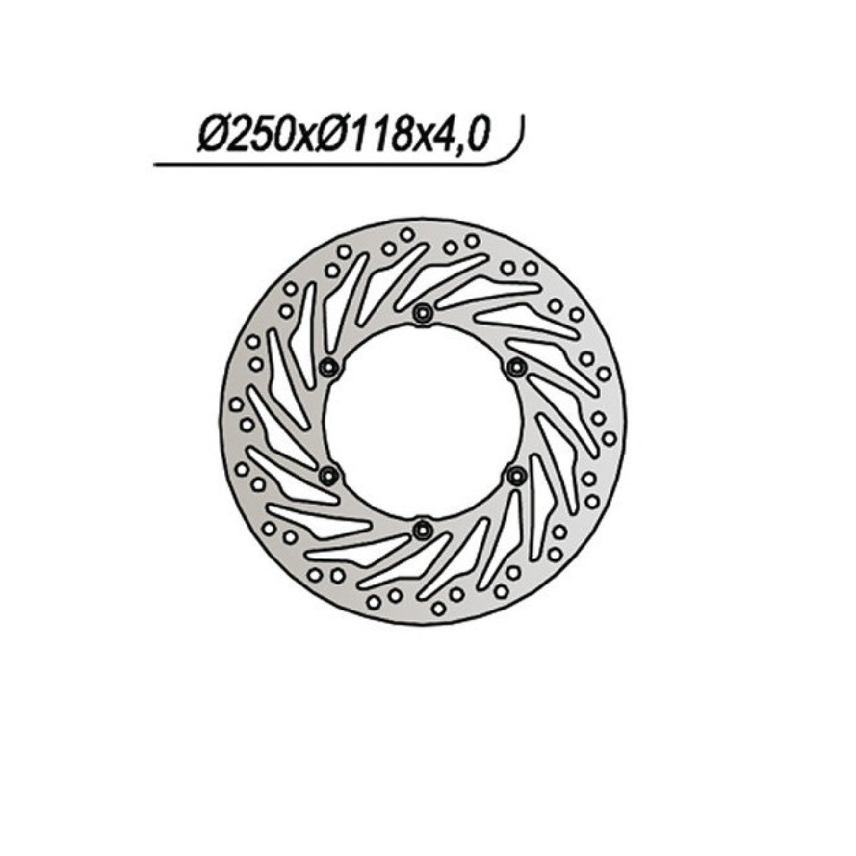 NG 862 Bremsscheibe Suzuki DR SM 125 CC 09/13