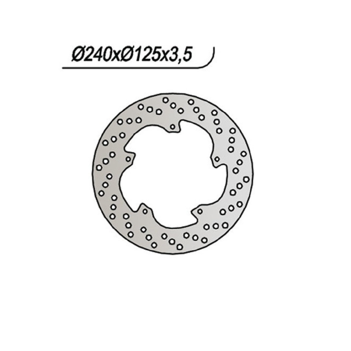 NG 864 Brake Disc DERBI GP1 E2 / Low Seat E3 125 CC 05/06