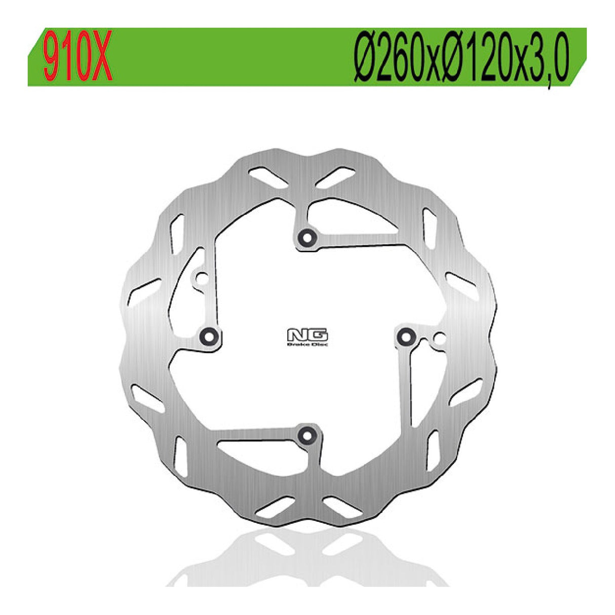 Disco de freno NG 910X HUSQVARNA CR 125 CC 00/13