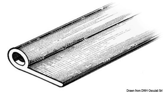 Perfil Osculati gris oscuro RAL 7012 2x34,1x13,5 mm 66.025.03