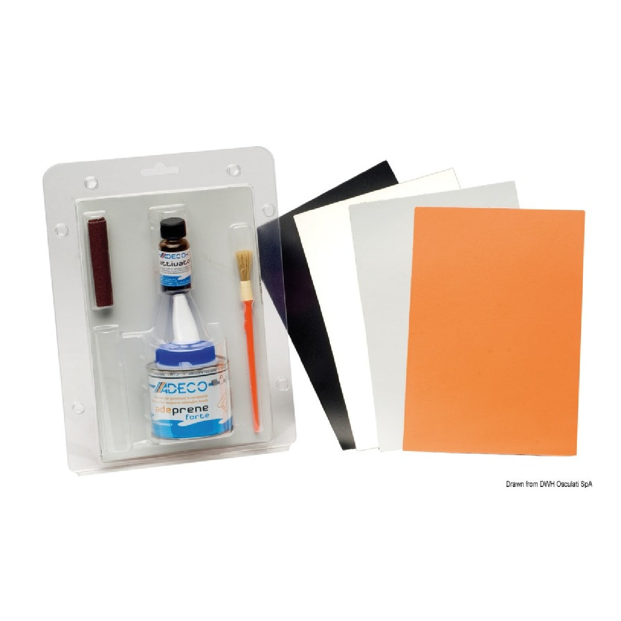 Kit de reparación de embarcaciones inflables Adeco