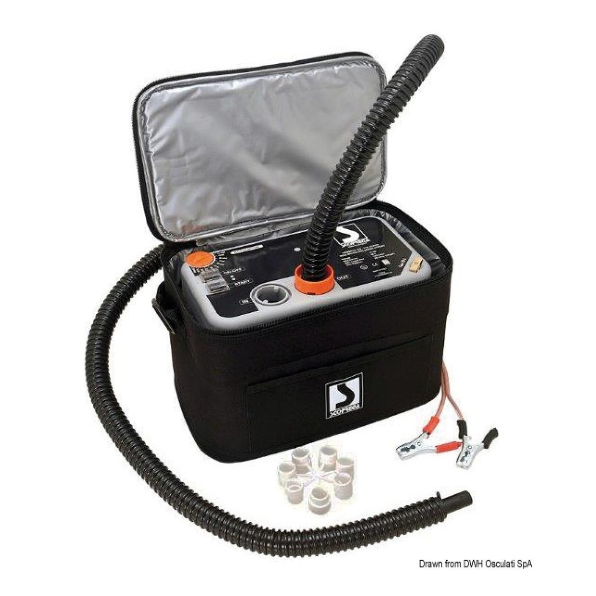 Entdecken Sie den elektrischen Schlauchboot-Inflator BRAVO Turbo Max.