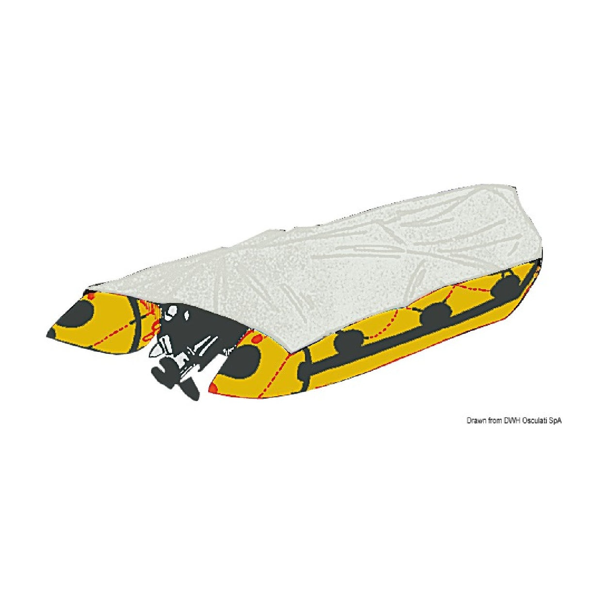 Osculati Telo per canotto 4,60 - 6,30 mt 66.506.00