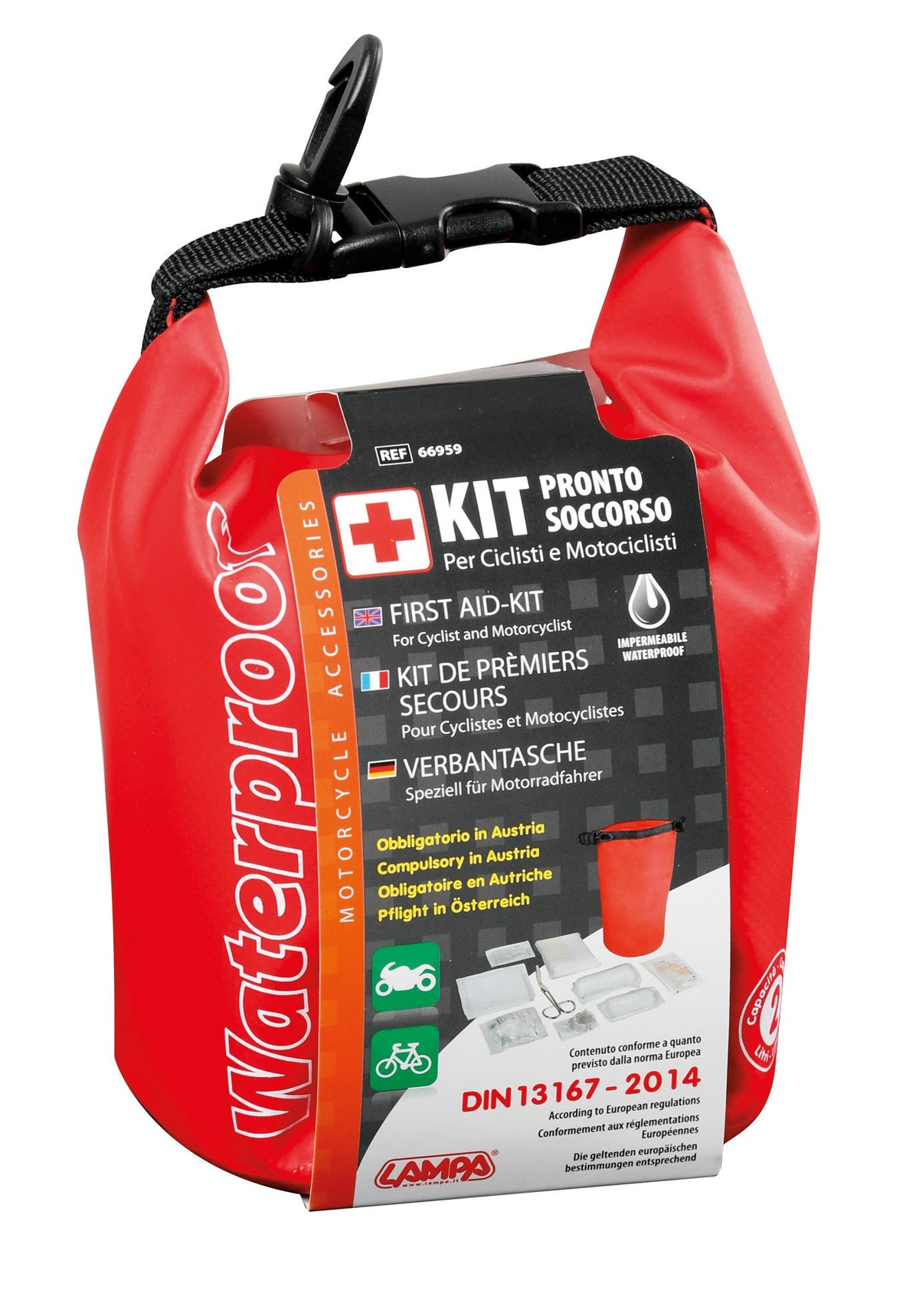 Lampa Kit pronto soccorso per ciclisti e motociclisti 6959 66959