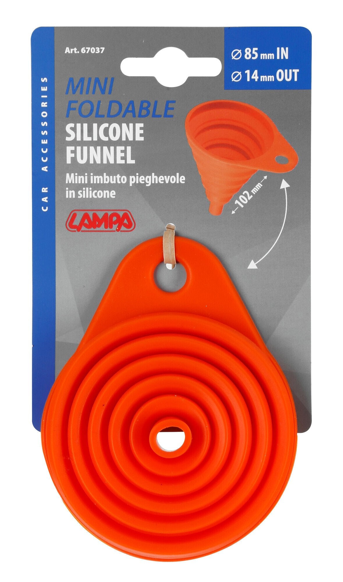 Lampa Mini imbuto pieghevole in silicone 67037