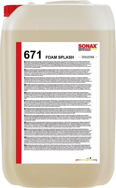 Sonax Detergente Foam Splash Evolution 25 L