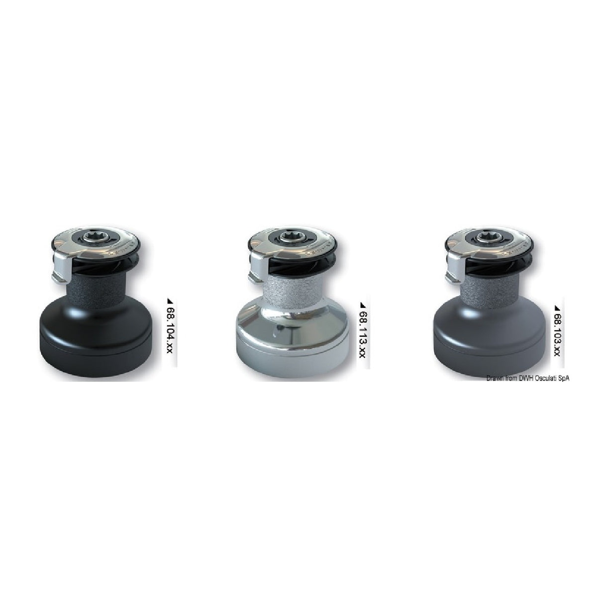 Cabrestante Lewmar Evo autoguiado negro
