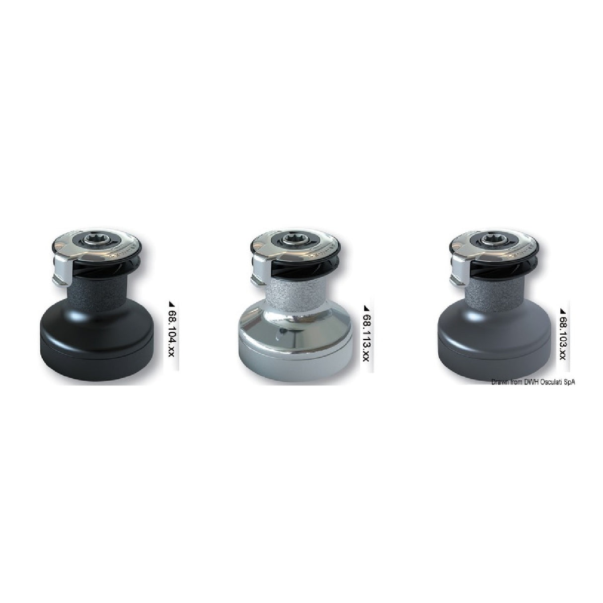 Cabrestante Lewmar Evo autoguiado negro