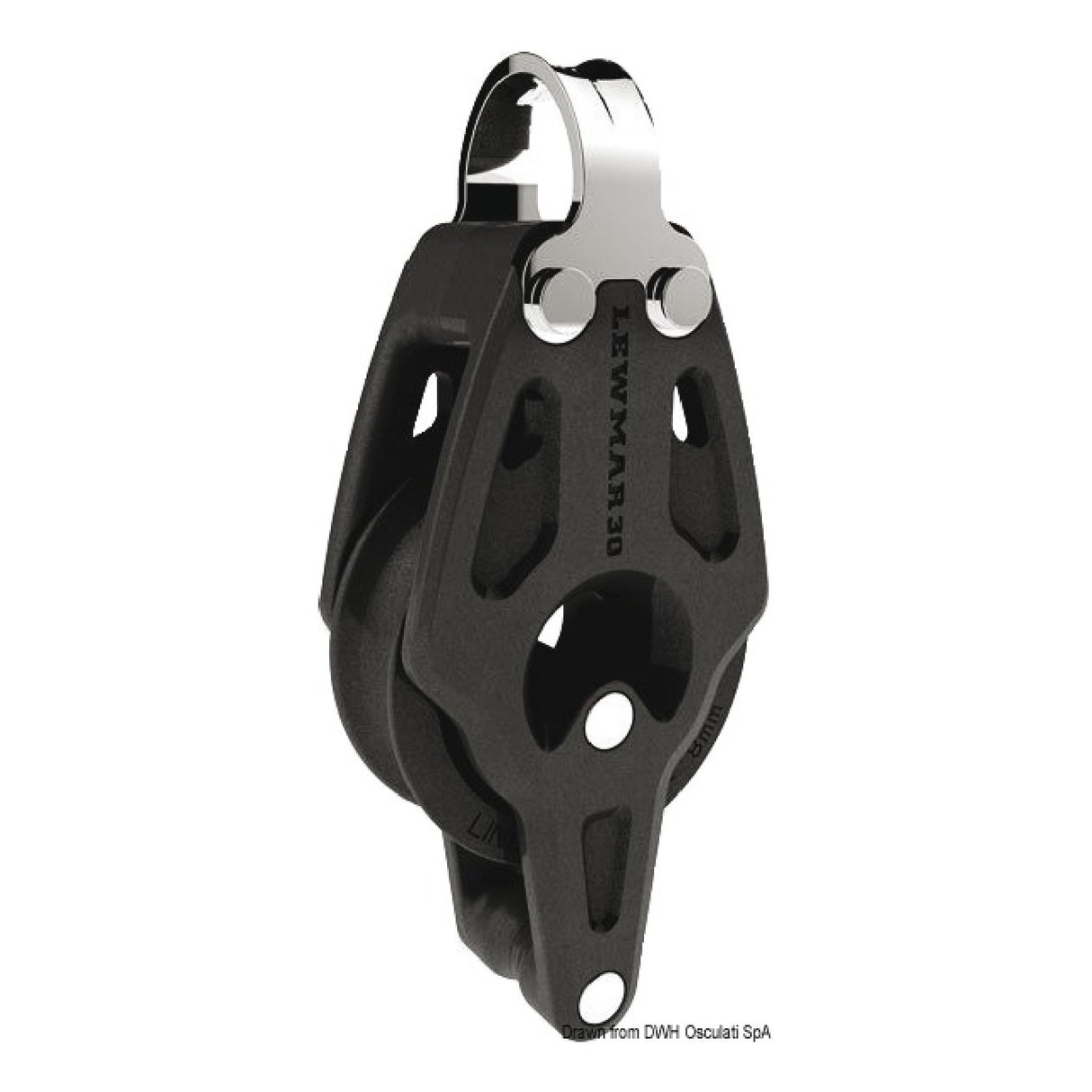 Lewmar Control 30 Einzelfester Becket-Block