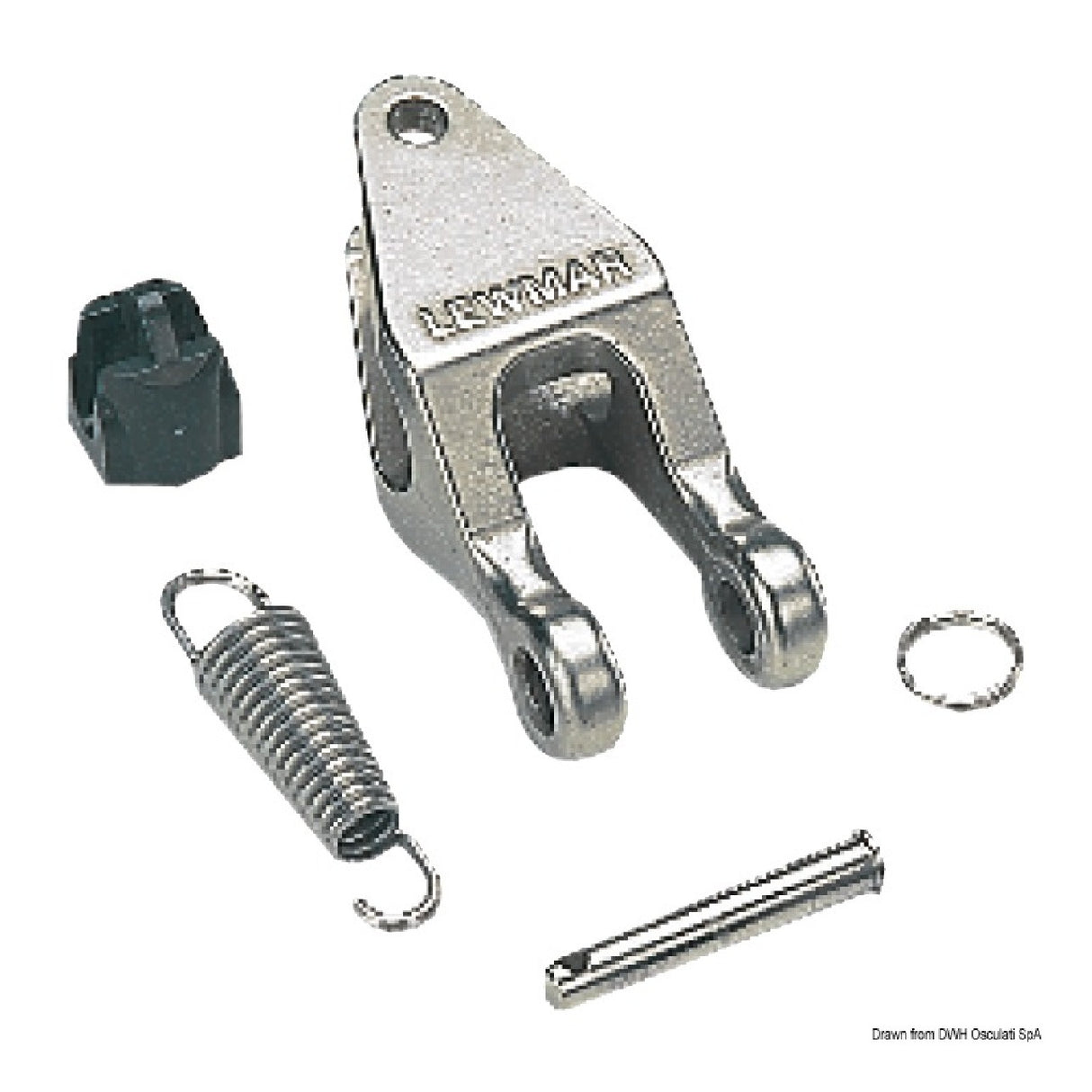 Lewmar Vertical Block Support