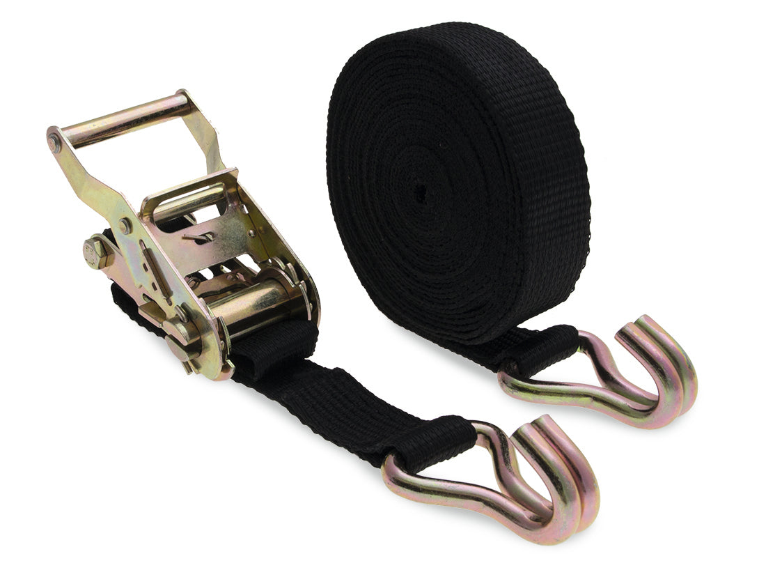 Fabbri Cinghia Fermacarico CRICCHETTO POLIESTERE ALTA RESISTENZA+2 GANCI SALDATI 6801505