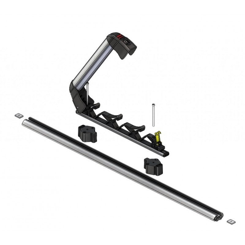 Equipamiento opcional Fabbri para portaesquís y barras portacoches ALUSKI - RIALZO 6801864