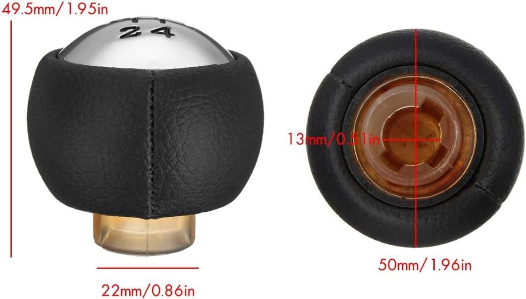 Pomo de cambio Cora de 5 velocidades para CITROËN C3 09>16, C3 Picasso, C4 04>18