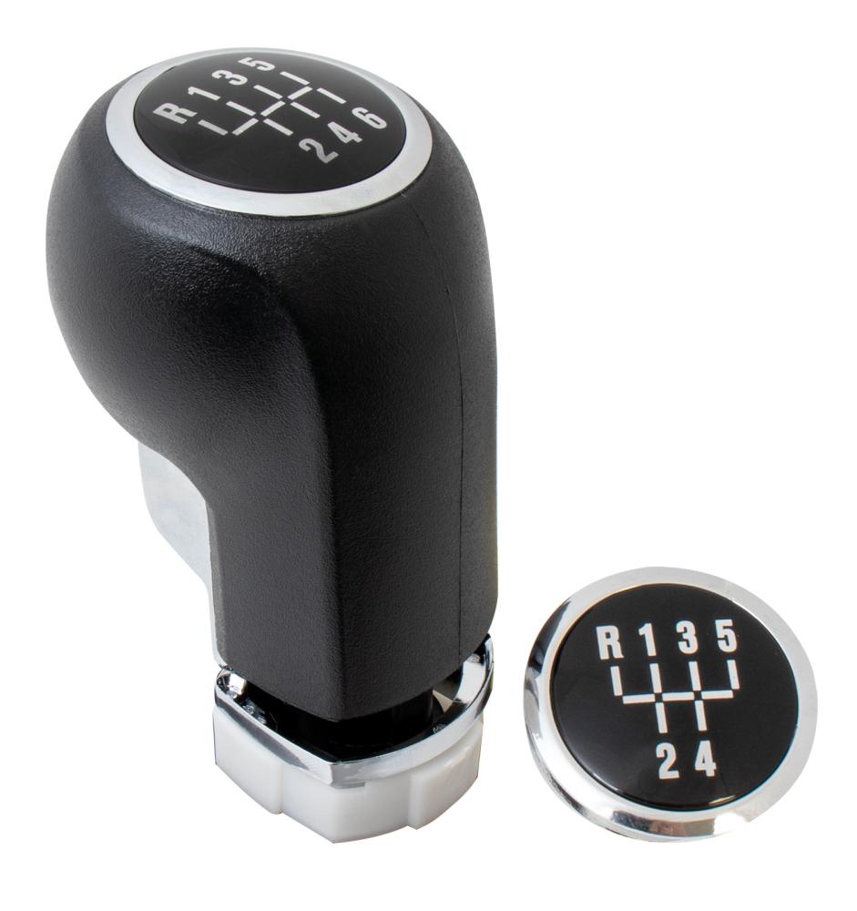 CORA Pomello Cambio 5/6 Velocità Nero/Cromato OPEL Corsa D 2006-2010