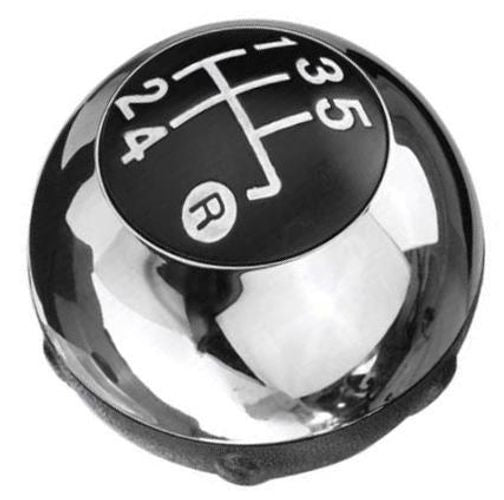Cora 5-Gang-Schaltknauf FIAT 500 ab Baujahr 2007, Chrom