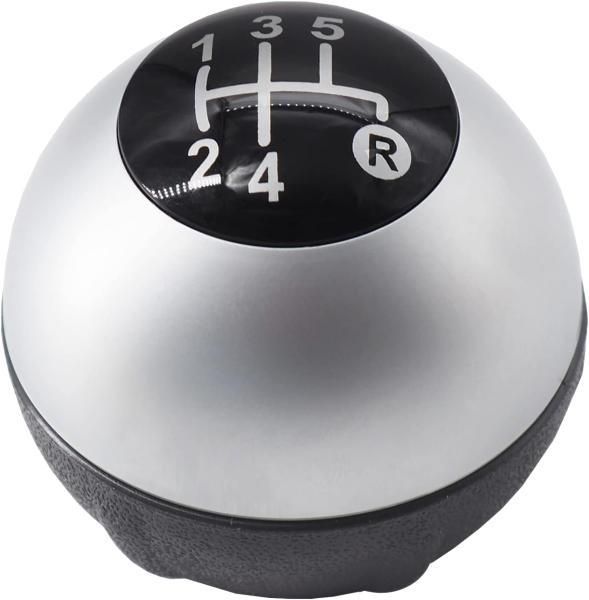 Cora 5-speed gear knob FIAT 500 07> matt silver