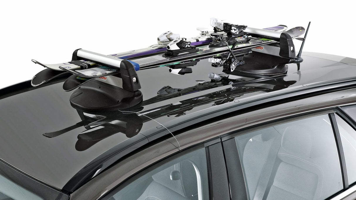 Fabbri Magnetic Car Ski Rack HUSKY SKI & BOARD 3 Pairs of Skis / 2 Snowboards. 6940004