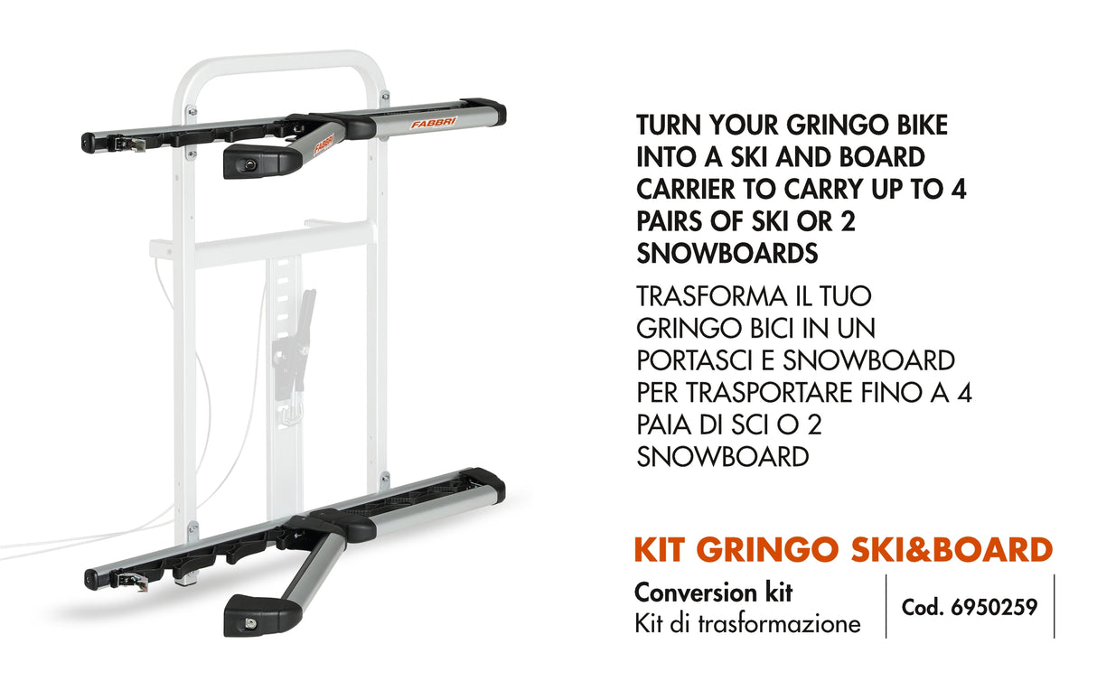 Fabbri Portabici Da Ruota Posteriore 4X4 GRINGO BICI 6950251