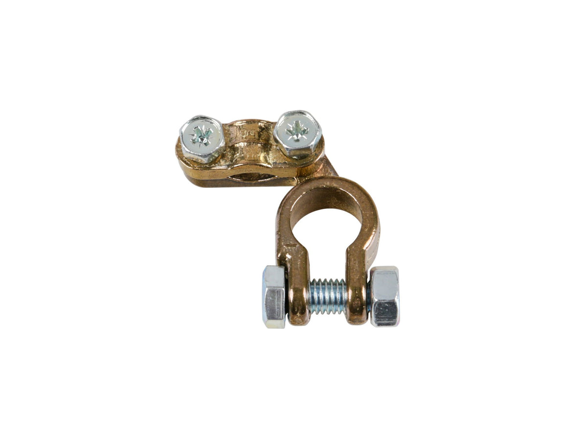 Lampa Morsetto batteria rinforzato; fissaggio cavo a piastrina - max cavo 35 mm - Polo negativo 69901