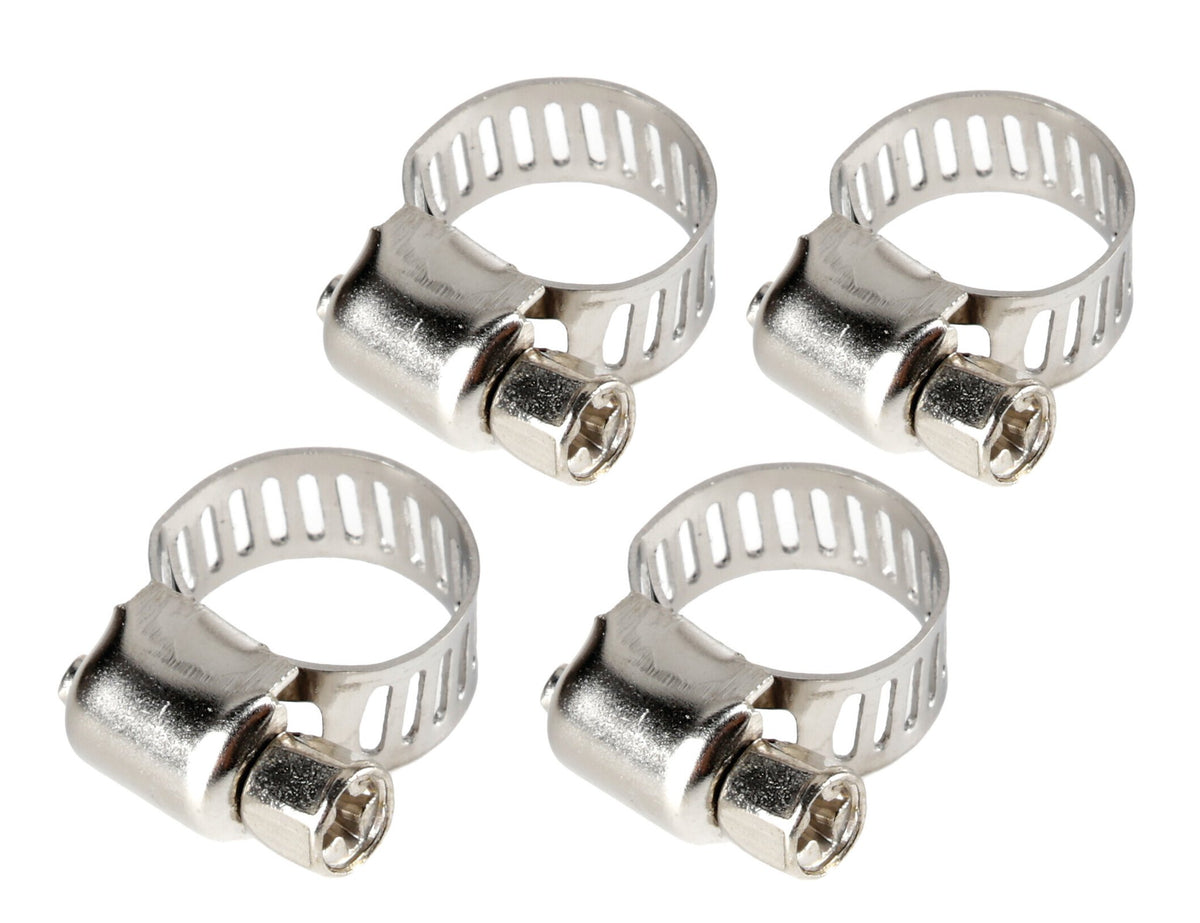 Lampa Fascette stringitubo in acciaio inox set 4 pz 8 mm diametro 8-12 mm 69930