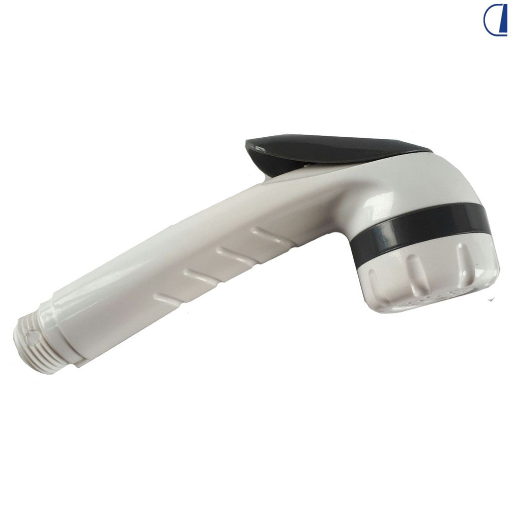Di-Tec Doccetta esterna Star bianca con pulsante attacco M 1/2"