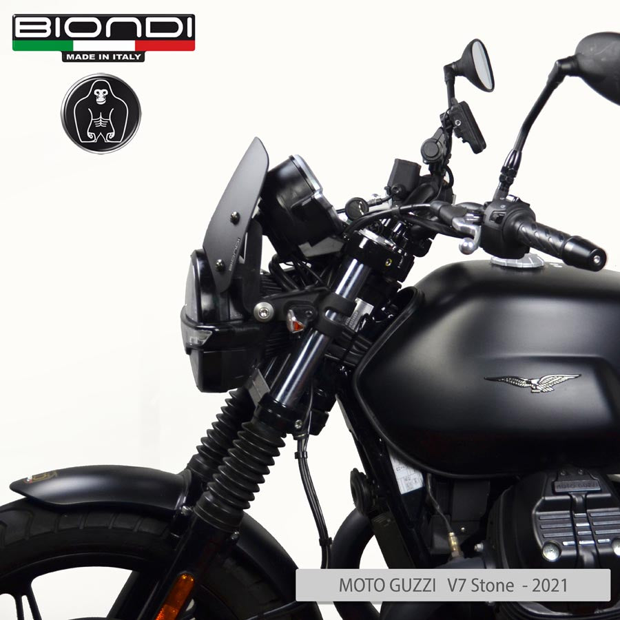 Biondi Cupolino Caffè Nero Satinato Moto Guzzi V7 III/IV/Sport e V9 Bobber