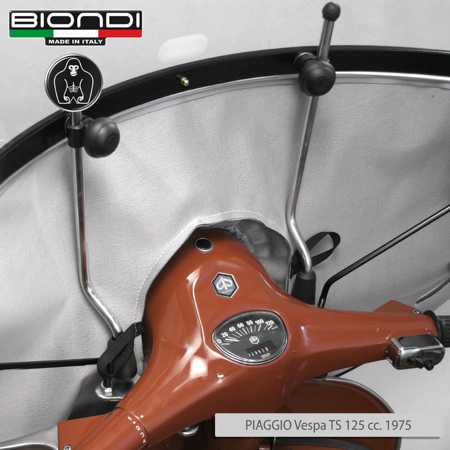 Biondi Parabrezza Z Vintage Vespa GTR Sprint 1958 con Kit Attacchi