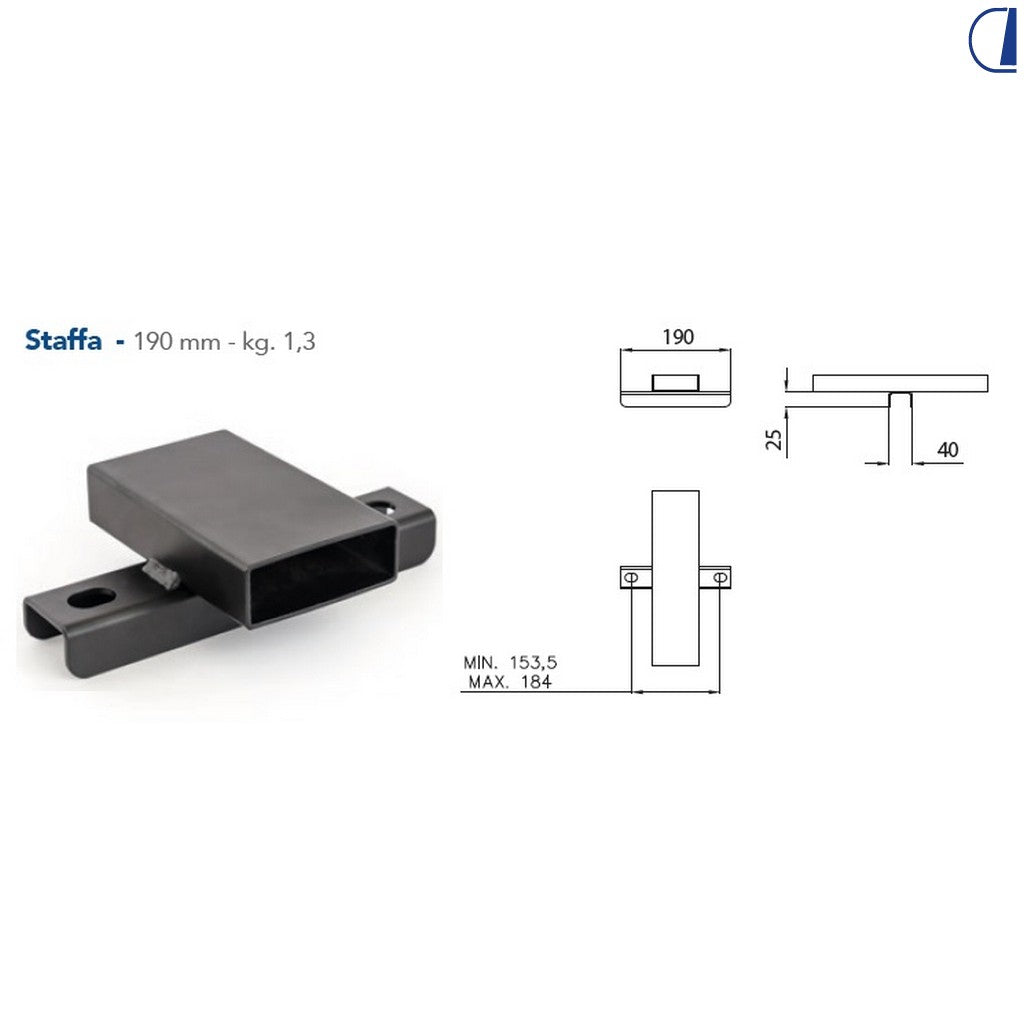 Di-Tec Staffa di ancoraggio per SC10605 SC10606 SC10607 SC10608