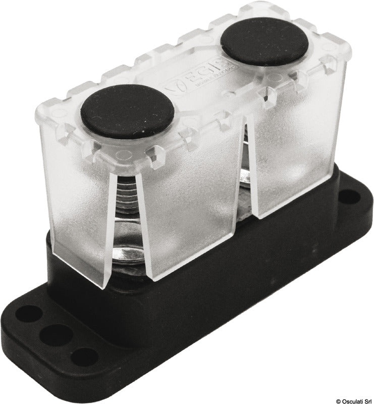 Egis PowerBar Dual Busbar Modulare DC 80V 250A 2x M10 con Cover
