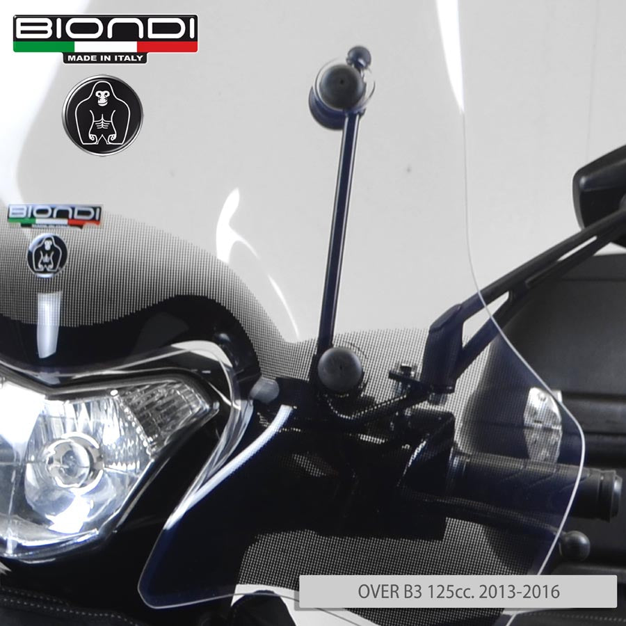 Biondi Parabrezza Z con Kit Attacchi KL b3 125 cc 2023 - MPN 8071223