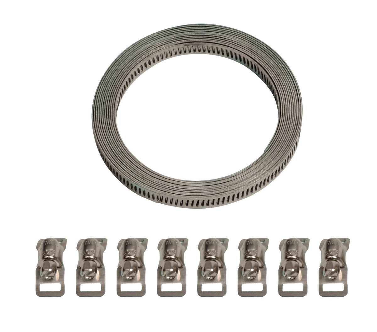 Lampa Kit nastro acciaio con 8 morsetti - 300 cm 70023