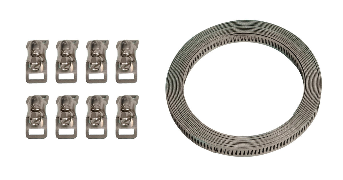 Lampa Kit nastro acciaio con 8 morsetti - 300 cm 70023