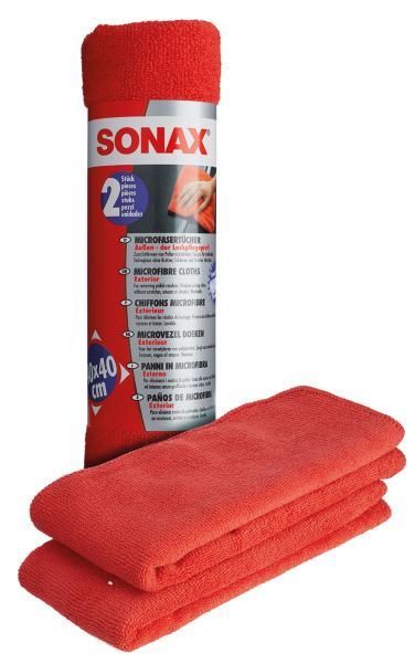 Sonax 2 Panni in microfibra per esterni