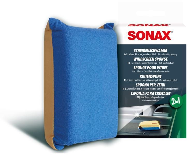 Sonax Spugna per vetri doppio uso