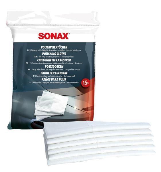 Sonax 15 Panni per lucidare morbidi