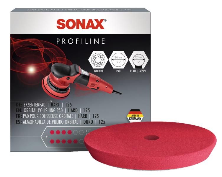 Sonax Pcs 1 Disco de esponja duro de 125 mm para lijadoras orbitales