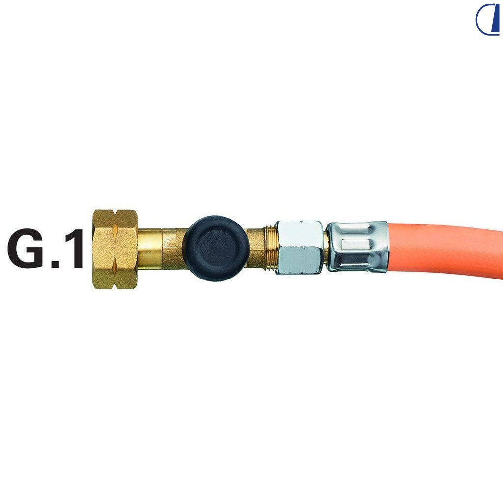 GOK Tubo gas alta pressione 750 mm con security attacco G.1 Italia
