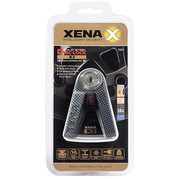 Bloccadisco antifurto Moto Xena X2 Colore Carbonio