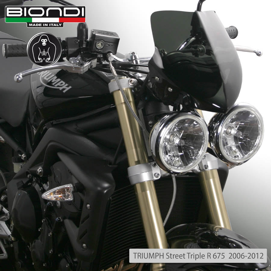 Biondi Cupolino Fumé Scuro Triumph Speed/Street Triple 675-1050 cc