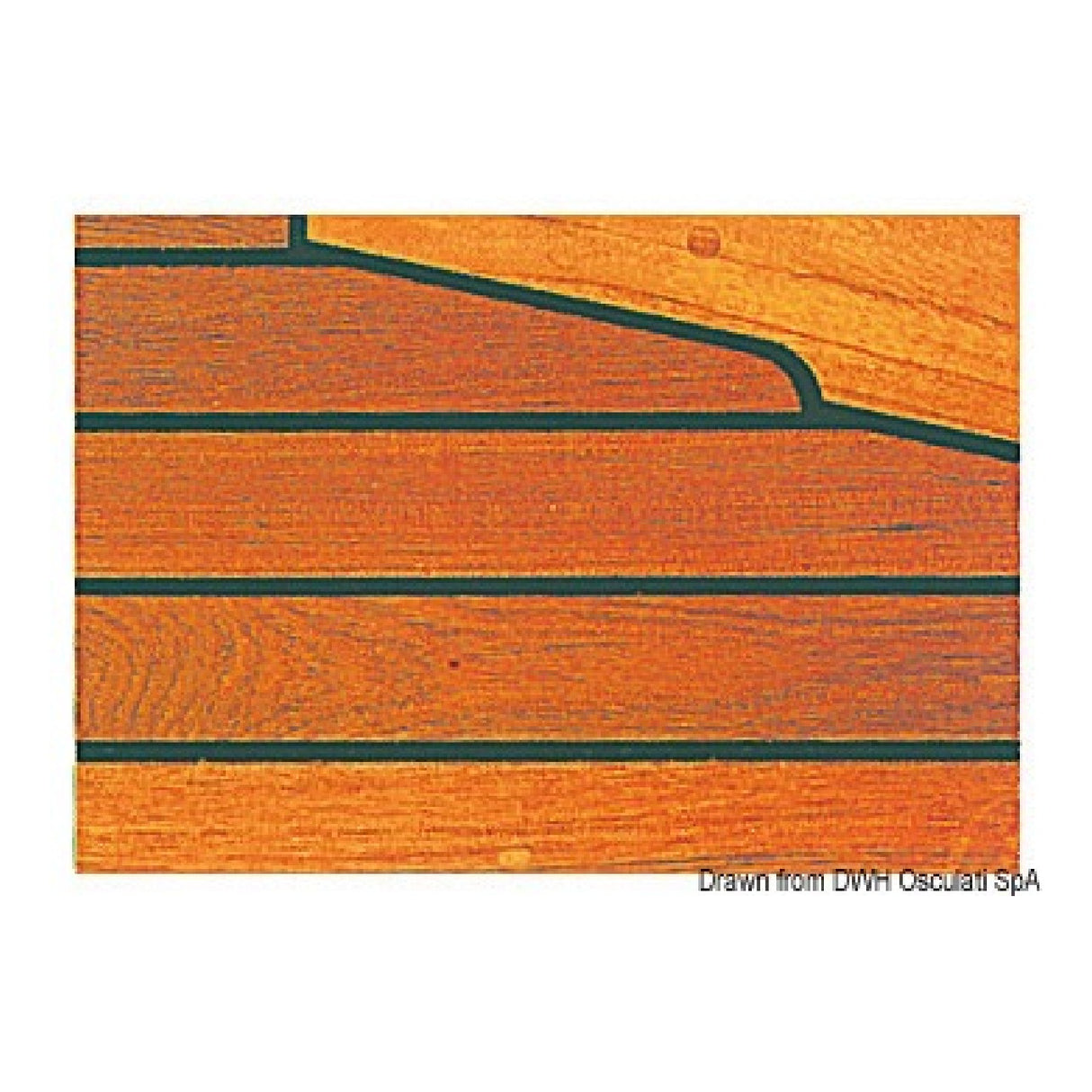 ARC Liste per ponti in Teak 200 mm