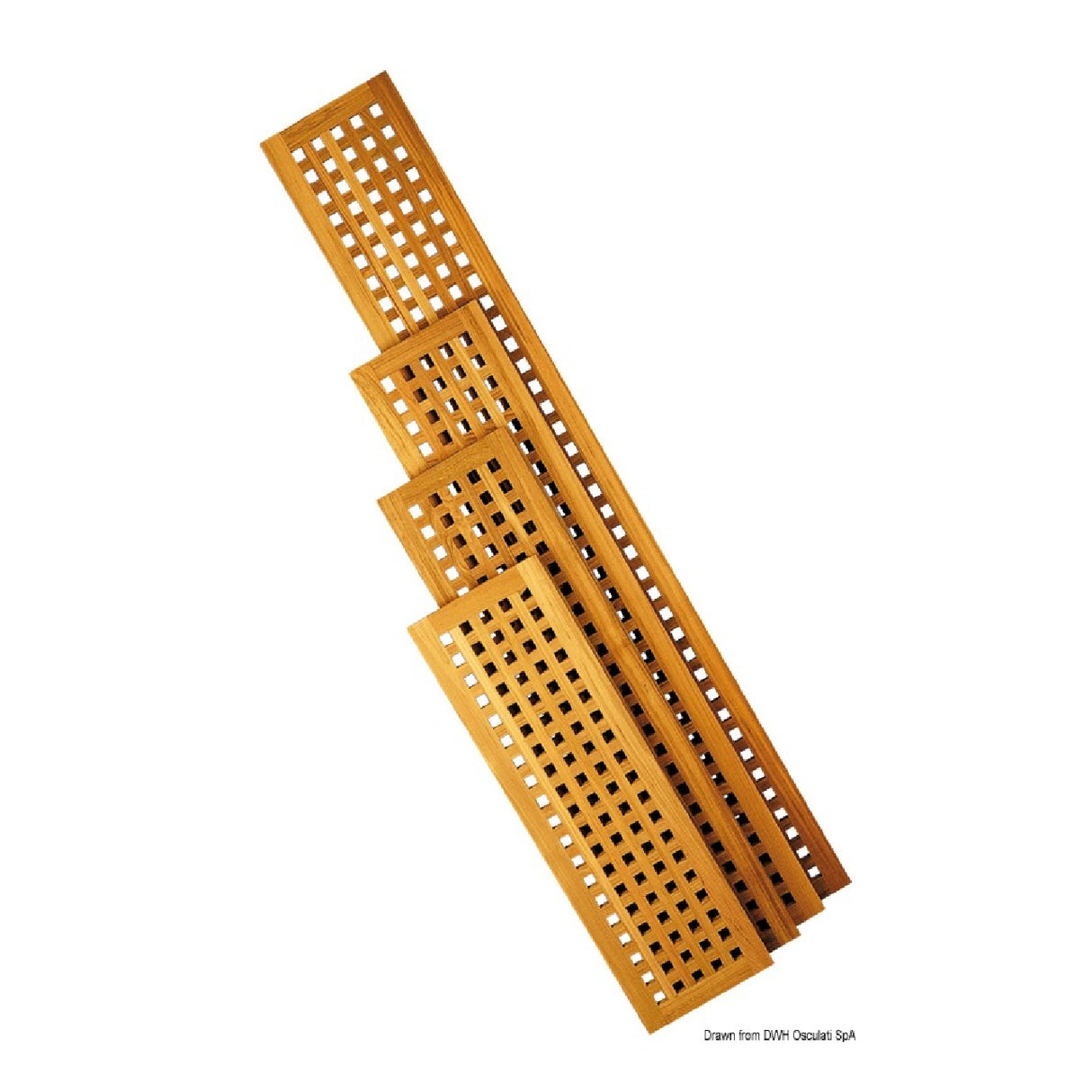 ARC-Gitterrost für Fußböden und Gehwege, 22 mm dick