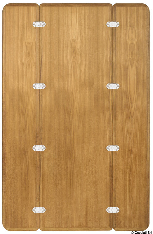 Mesa plegable de teca sin canto ARC 125x80