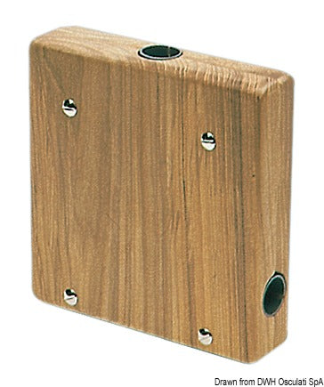 Osculati Porta motore in teak 3 morsetti 71.208.91