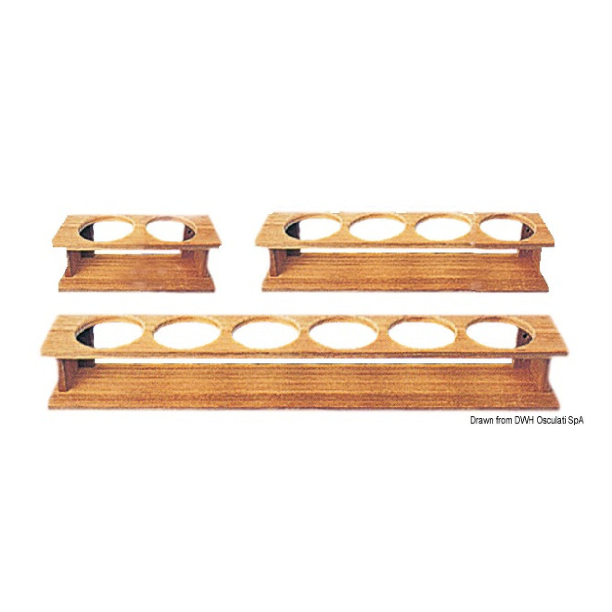 ARC Portabicchieri a parete in Teak