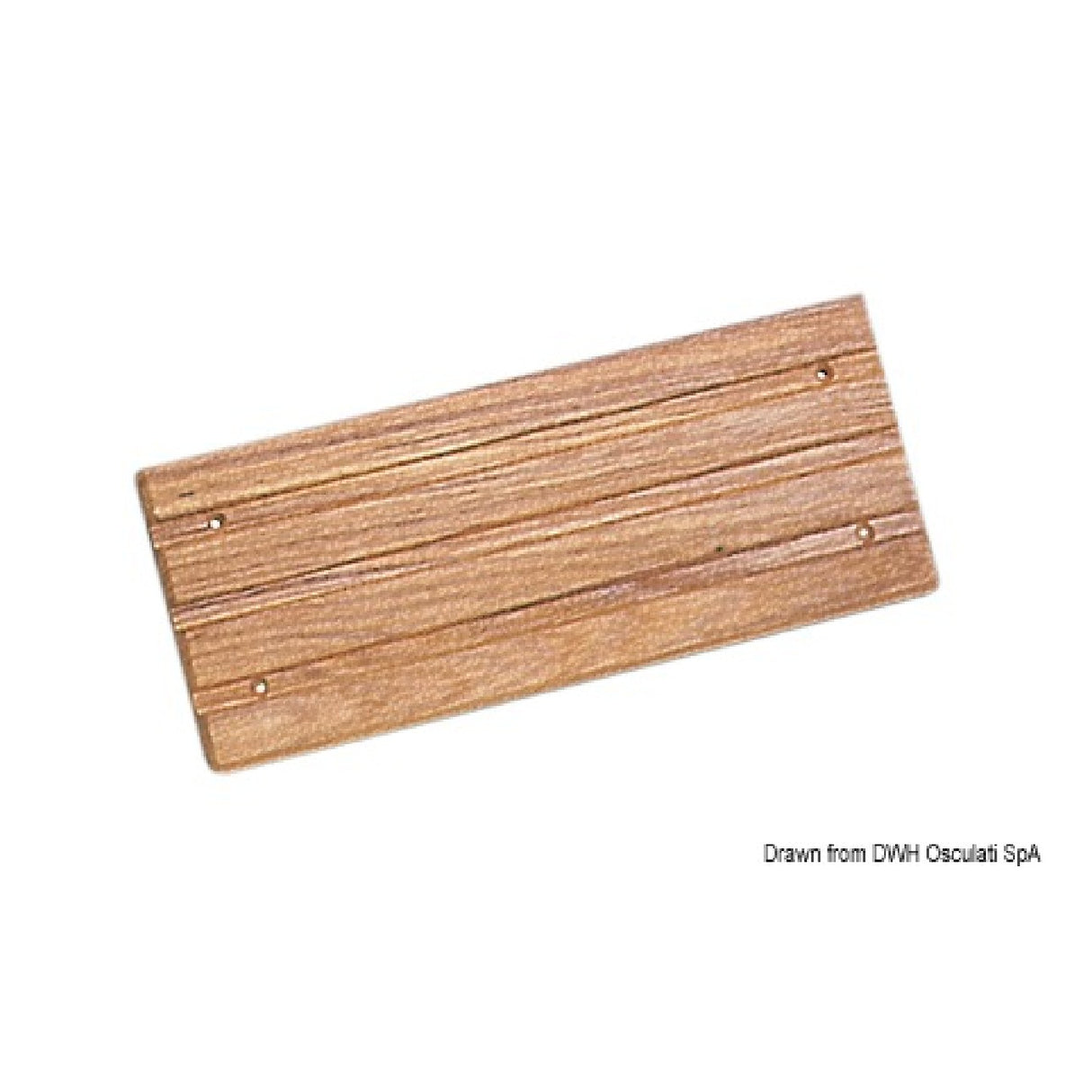 ARC Teak Striped Footrest