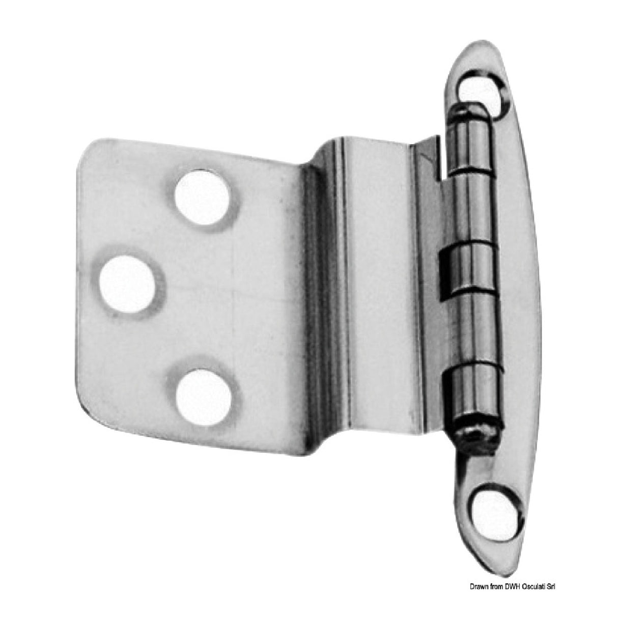 Bisagras de acero inoxidable Osculati para puertas 71.607.00
