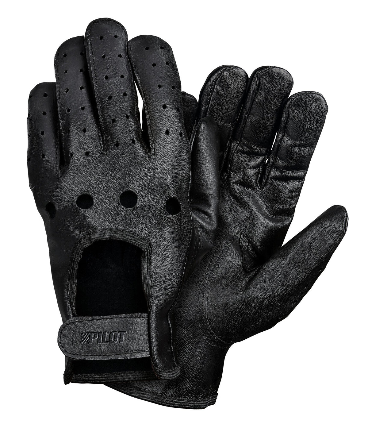 Pilot -3, guanti guida - XL - Nero